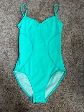 Solid Turquoise One-Piece Leo